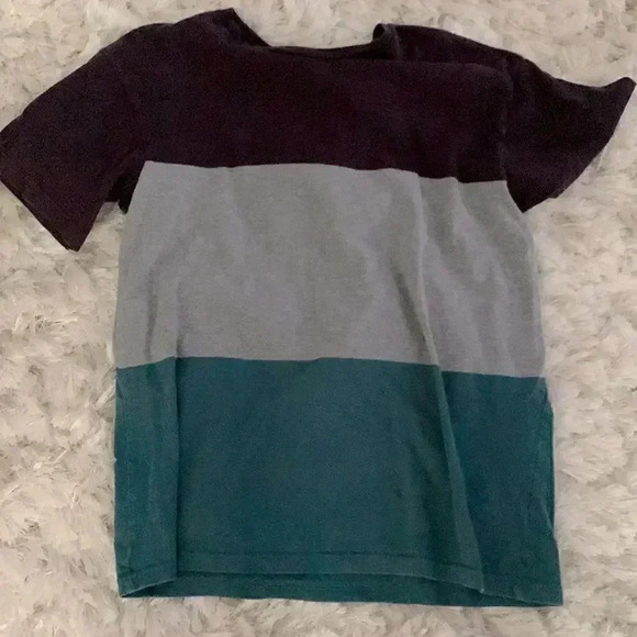 Topman Mens T-shirt purple/grey/green size M - Picture 1 of 5
